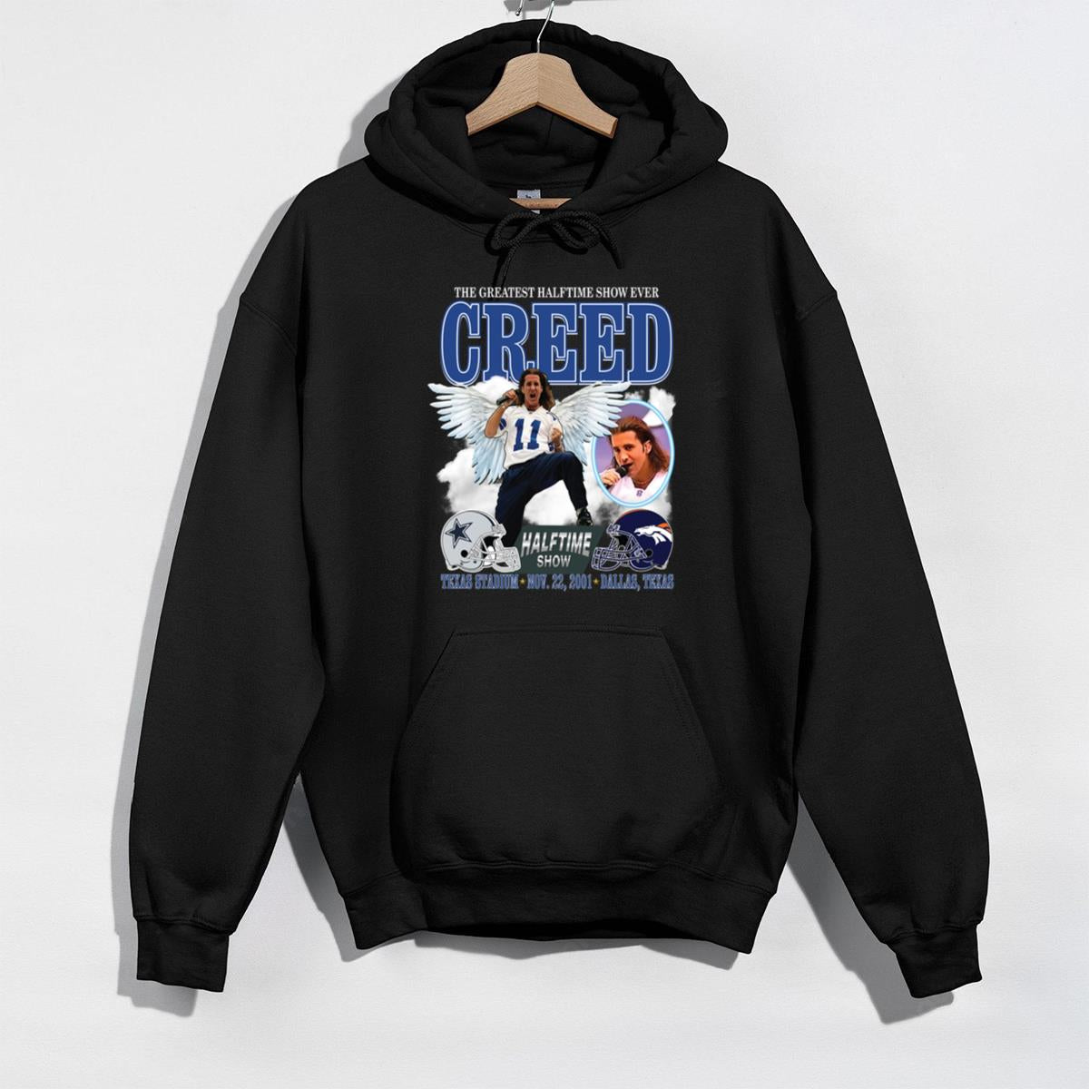 Creed Vintage 90s Greatest Halftime Show Ever Official Fan Retro Black Unisex T-Shirt