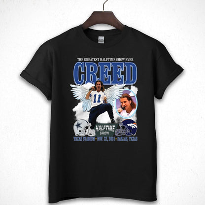 Creed Vintage 90s Greatest Halftime Show Ever Official Fan Retro Black Unisex T-Shirt