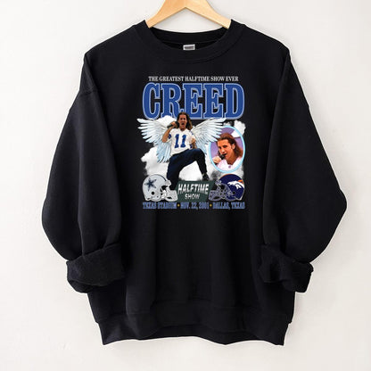 Creed Vintage 90s Greatest Halftime Show Ever Official Fan Retro Black Unisex T-Shirt