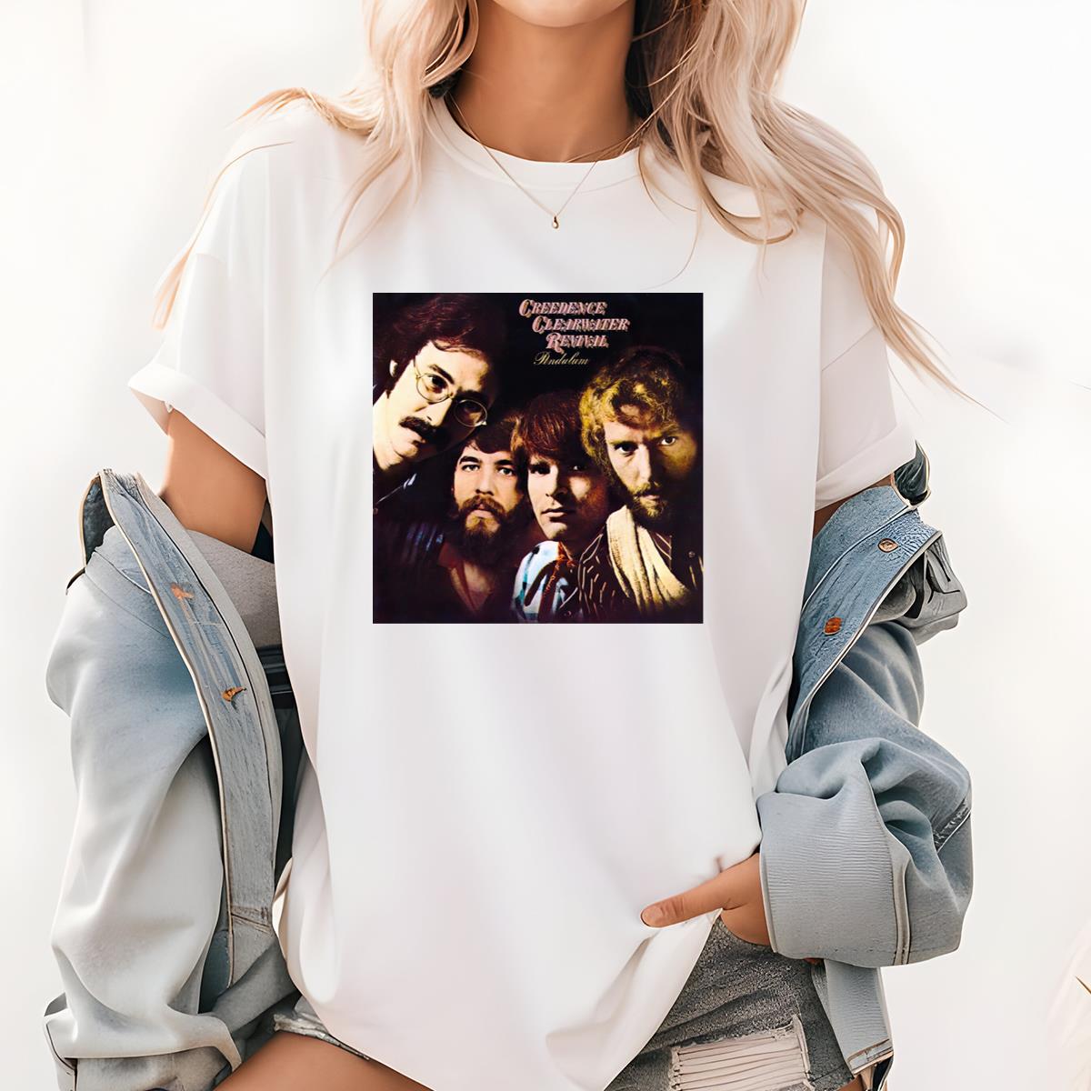 Creedence Clearwater Revival Classic 70s Rock Band Vintage Retro Fan Unisex T-Shirt