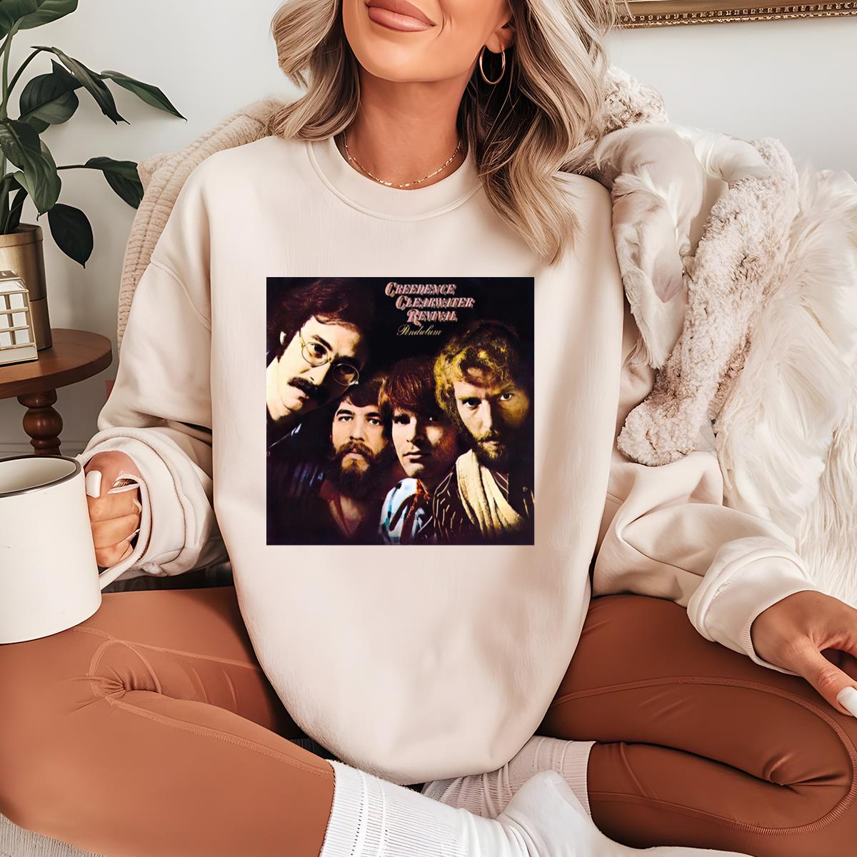 Creedence Clearwater Revival Classic 70s Rock Band Vintage Retro Fan Unisex T-Shirt