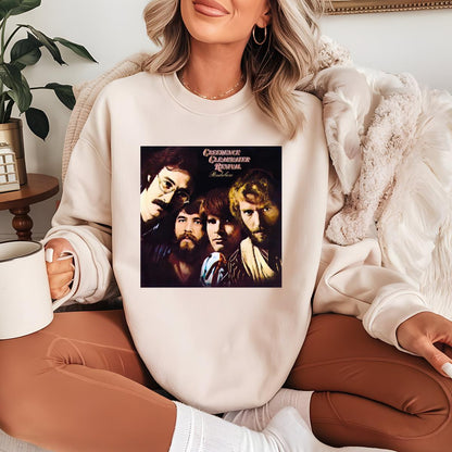 Creedence Clearwater Revival Classic 70s Rock Band Vintage Retro Fan Unisex T-Shirt