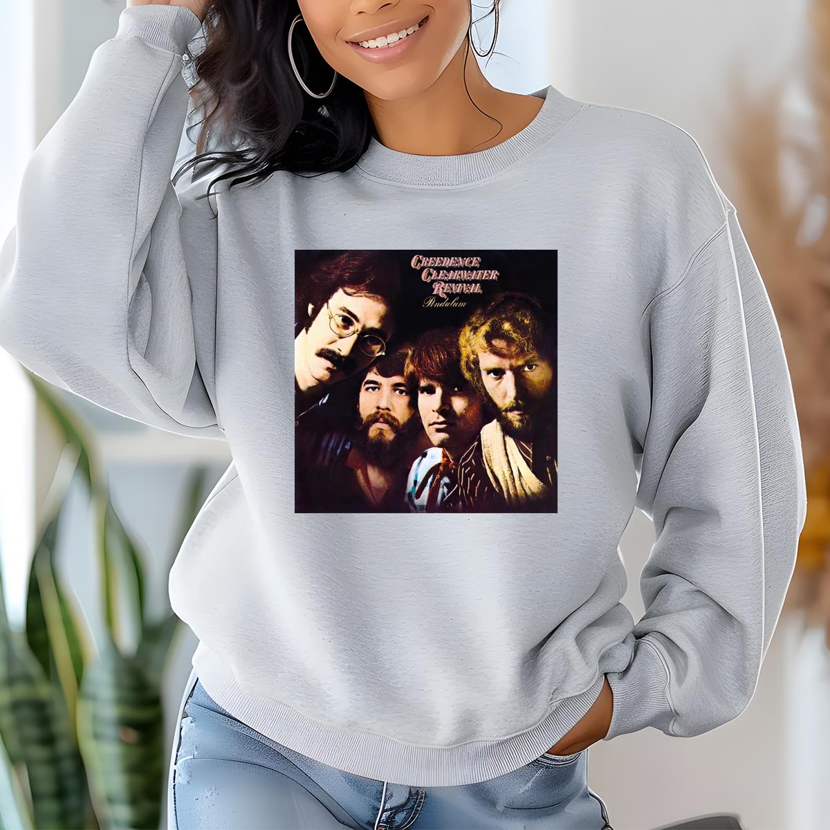 Creedence Clearwater Revival Classic 70s Rock Band Vintage Retro Fan Unisex T-Shirt