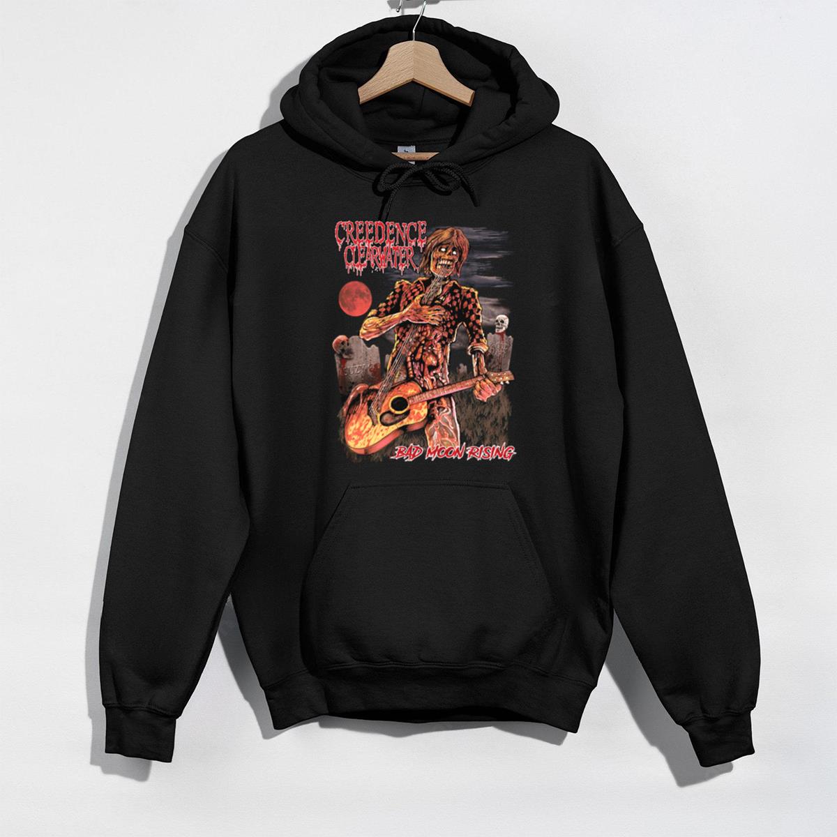 Creedence Clearwater Revival Vintage 70s Bad Moon Rising Collector Retro Black Unisex T-Shirt