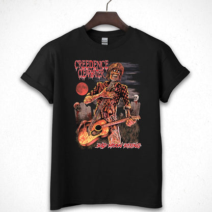 Creedence Clearwater Revival Vintage 70s Bad Moon Rising Collector Retro Black Unisex T-Shirt