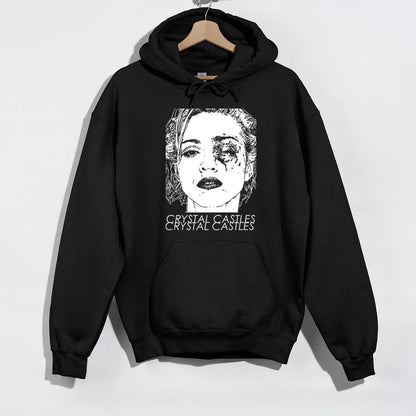 Cristal Castles Vintage 80s Rock Band Collector Retro Black Unisex T-Shirt