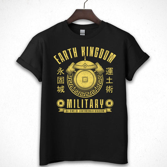 Earth Kingdom Military Ba Sing Se Earthbender Division Vintage Graphic T-Shirt 