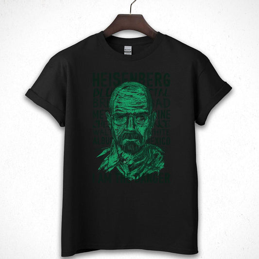 Heisenberg Portrait Graphic Tee - Breaking Bad Inspired Fan Art T-Shirt 