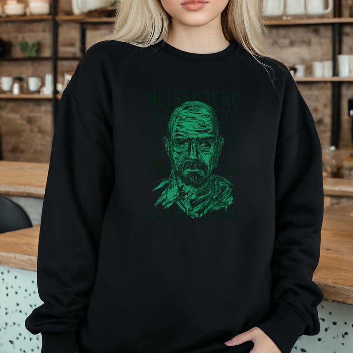 Heisenberg Portrait Graphic Tee - Breaking Bad Inspired Fan Art T-Shirt 