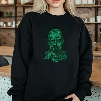 Heisenberg Portrait Graphic Tee - Breaking Bad Inspired Fan Art T-Shirt 