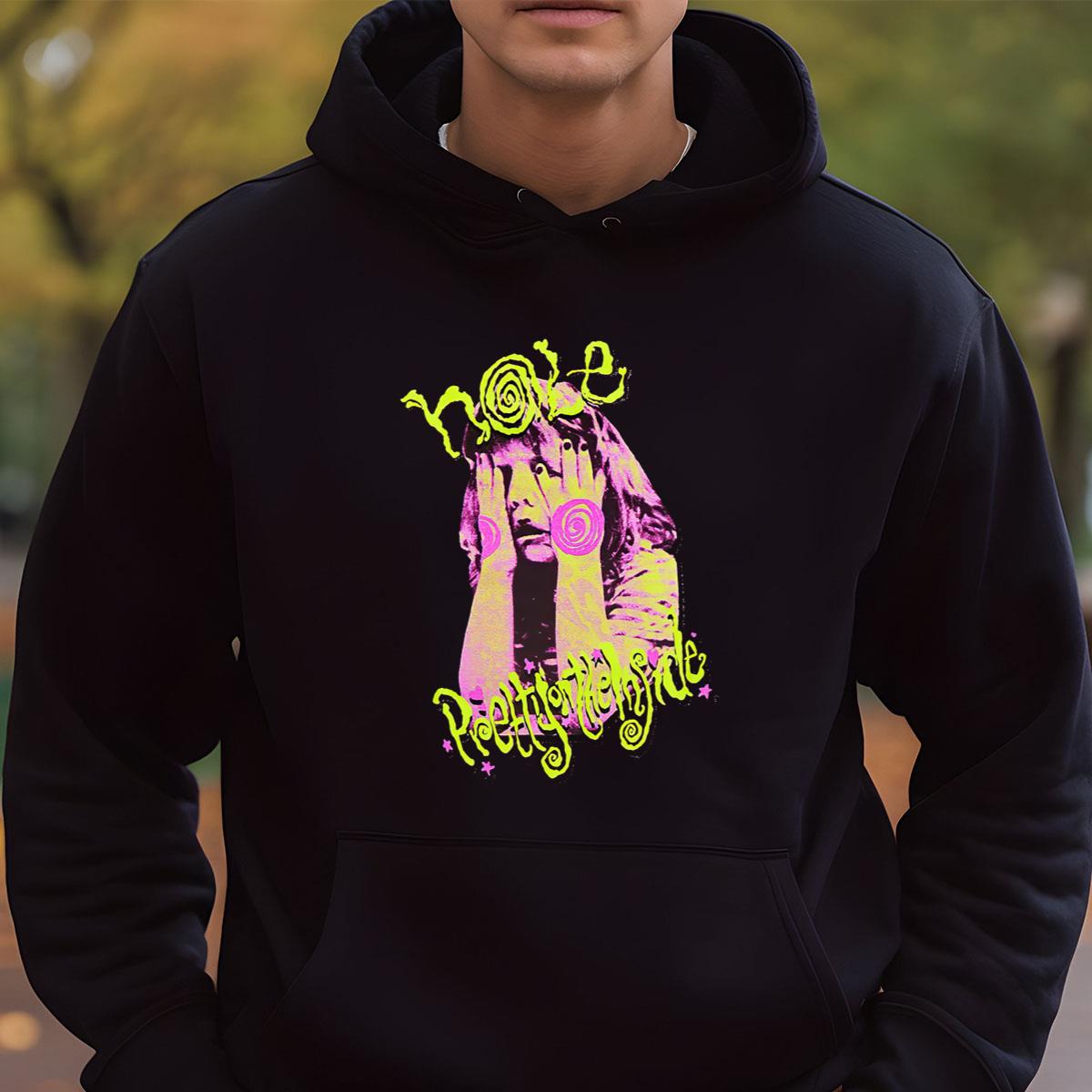 Hole Pretty On The Inside Vintage 90s Grunge Boyfriend Fit Black Unisex T-Shirt