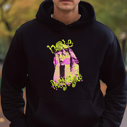 Hole Pretty On The Inside Vintage 90s Grunge Boyfriend Fit Black Unisex T-Shirt