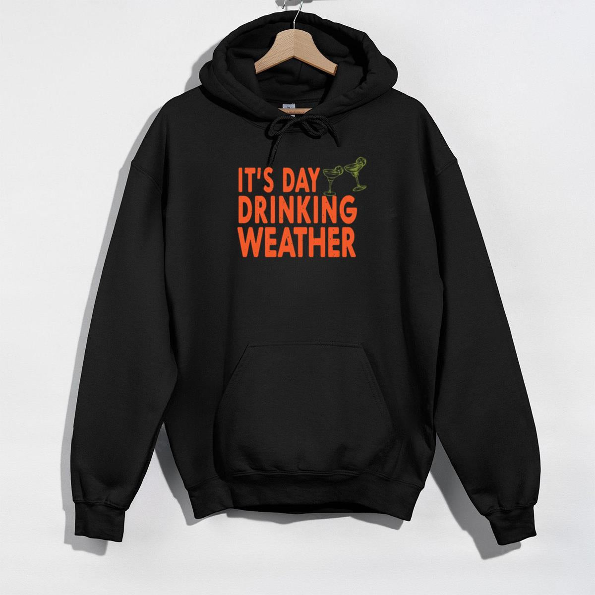 Its Day Drinking Weather Vintage Graphic Unisex T-Shirt