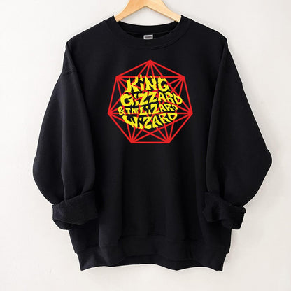 King Gizzard And The Lizard Wizard Vintage 2010s Tour Official Fan Crewneck Short Sleeve Black Unisex T-Shirt