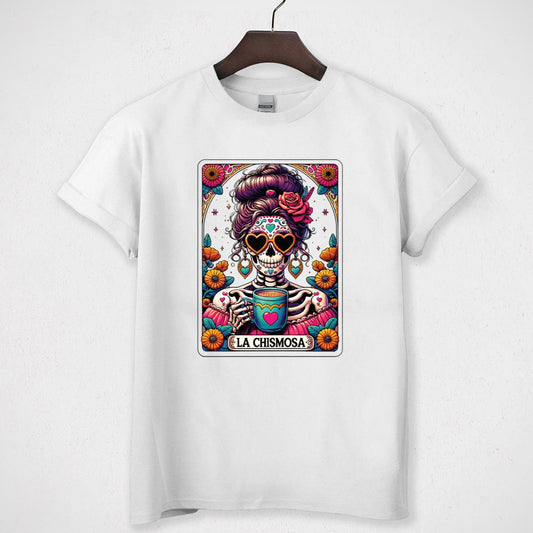 La Chismosa Vintage Tarot Card Design Collector Edition Unisex T-Shirt