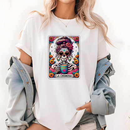 La Chismosa Vintage Tarot Card Design Collector Edition Unisex T-Shirt