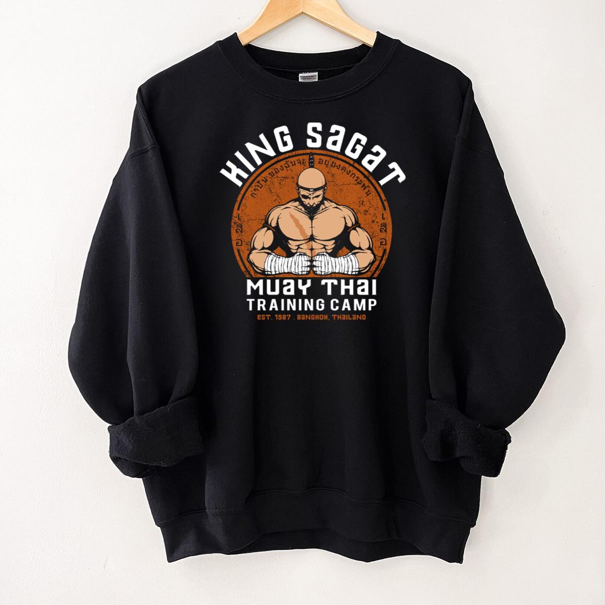 Muay Thai Training Camp Graphic Tee - King Sagar - Vintage Style T-Shirt 