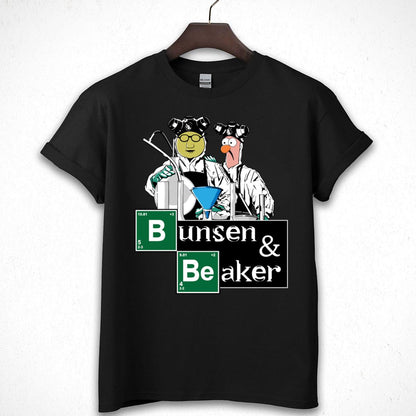 Muppet Bunsen & Beaker Breaking Bad Parody Science Funny Graphic T-Shirt 