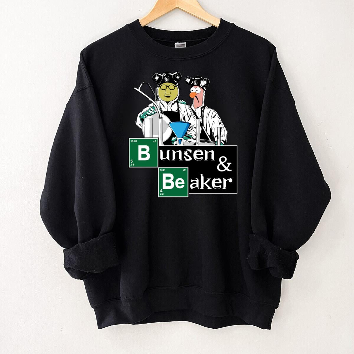 Muppet Bunsen & Beaker Breaking Bad Parody Science Funny Graphic T-Shirt 