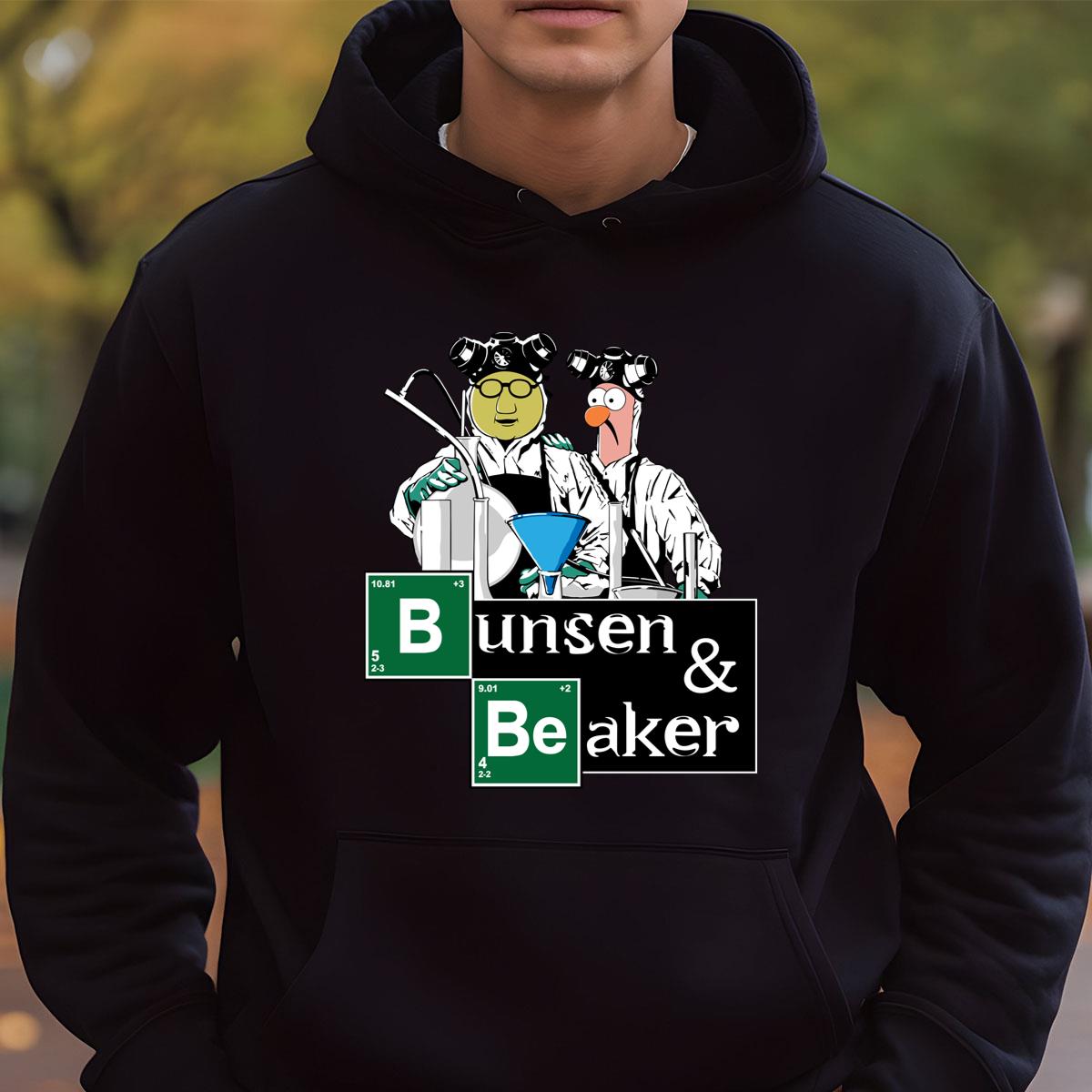 Muppet Bunsen & Beaker Breaking Bad Parody Science Funny Graphic T-Shirt 