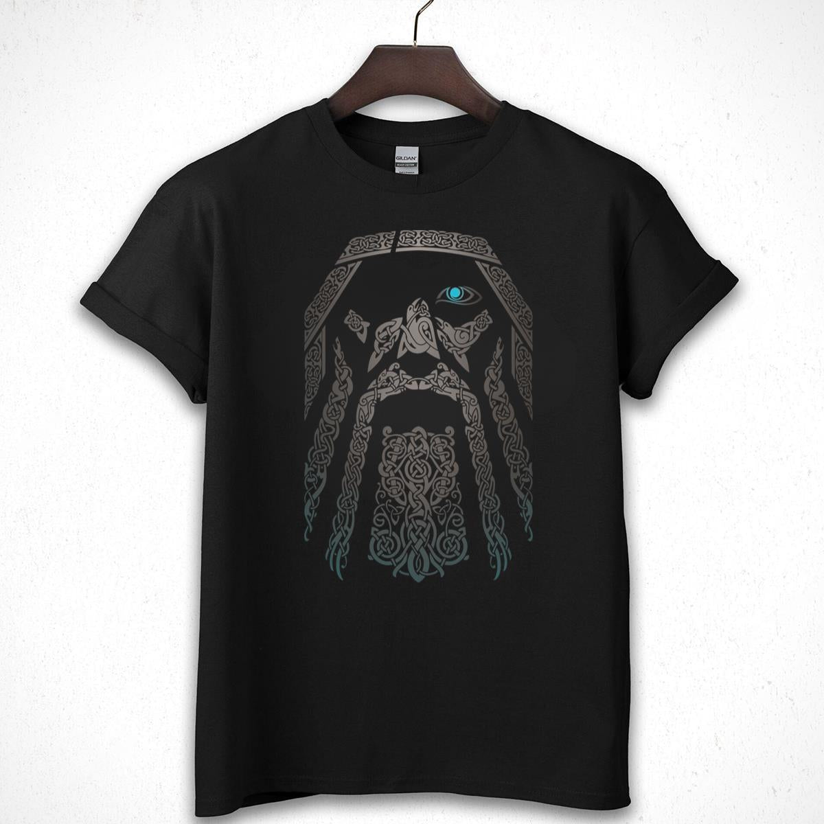 Odin Celtic Knot Viking God Graphic Tee 