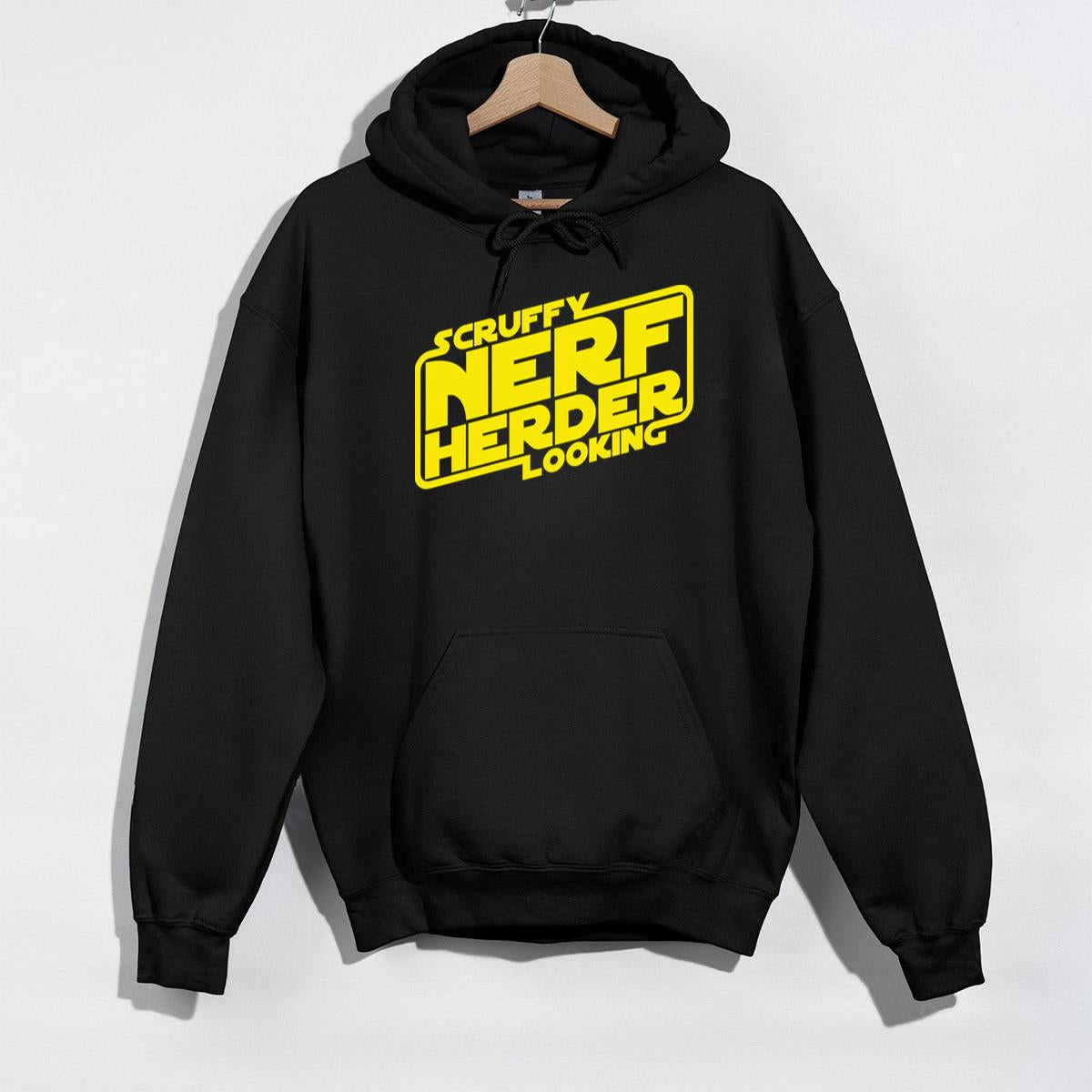 Scruffy Nerf Herder Looking Funny Sci-Fi Graphic T-Shirt 