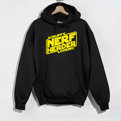 Scruffy Nerf Herder Looking Funny Sci-Fi Graphic T-Shirt 