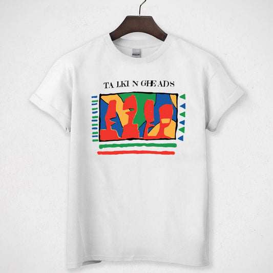 Talking Heads Vintage 80s New Wave Collector Graphic White Unisex T-Shirt