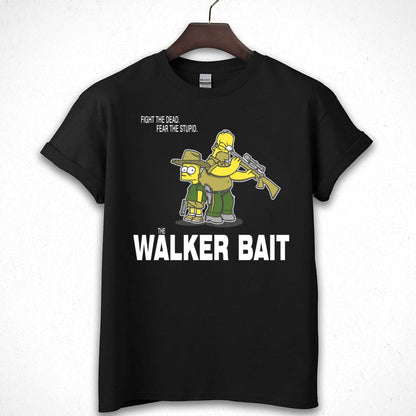The Simpsons Walking Dead Parody Funny Graphic T-Shirt 