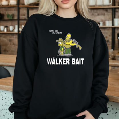 The Simpsons Walking Dead Parody Funny Graphic T-Shirt 