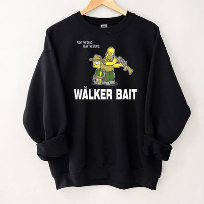 The Simpsons Walking Dead Parody Funny Graphic T-Shirt 