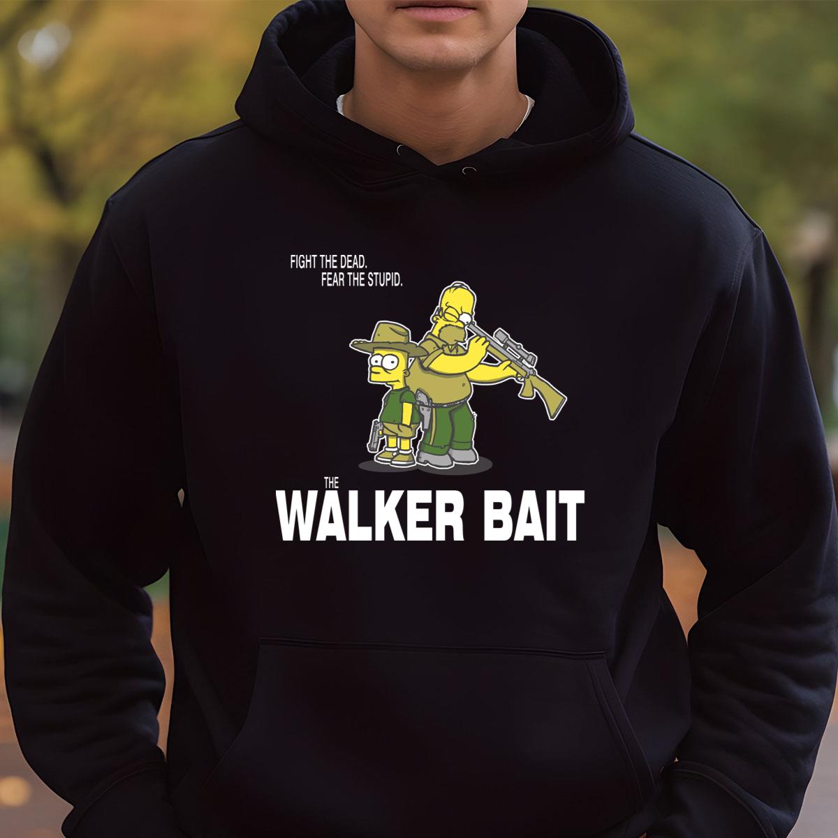 The Simpsons Walking Dead Parody Funny Graphic T-Shirt 