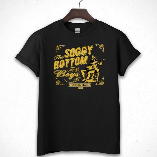 The Soggy Bottom Boys Mississippi Tour Vintage 90s Style Black Unisex T-Shirt