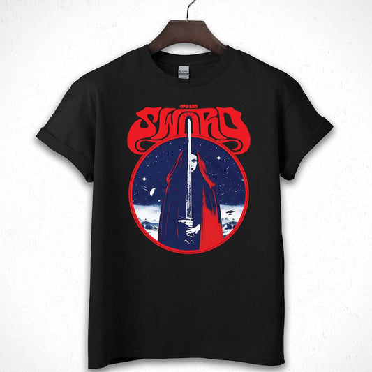 The Sword Band Vintage 80s Rock Band Collector Black Unisex T-Shirt