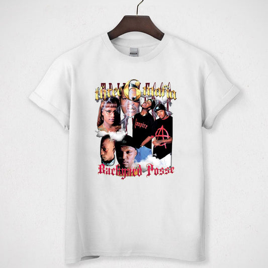 THREE 6 MAFIA Vintage 90s Backyard Posse Retro Fan Unisex T-Shirt