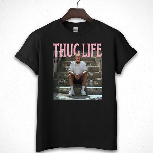Thug Life Vintage 90s Retro Trump Parody Unisex T-Shirt