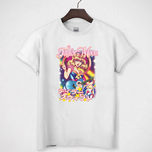 TL Moon Anime Cartoon Graphic Design Vintage Retro Fan Unisex T-Shirt