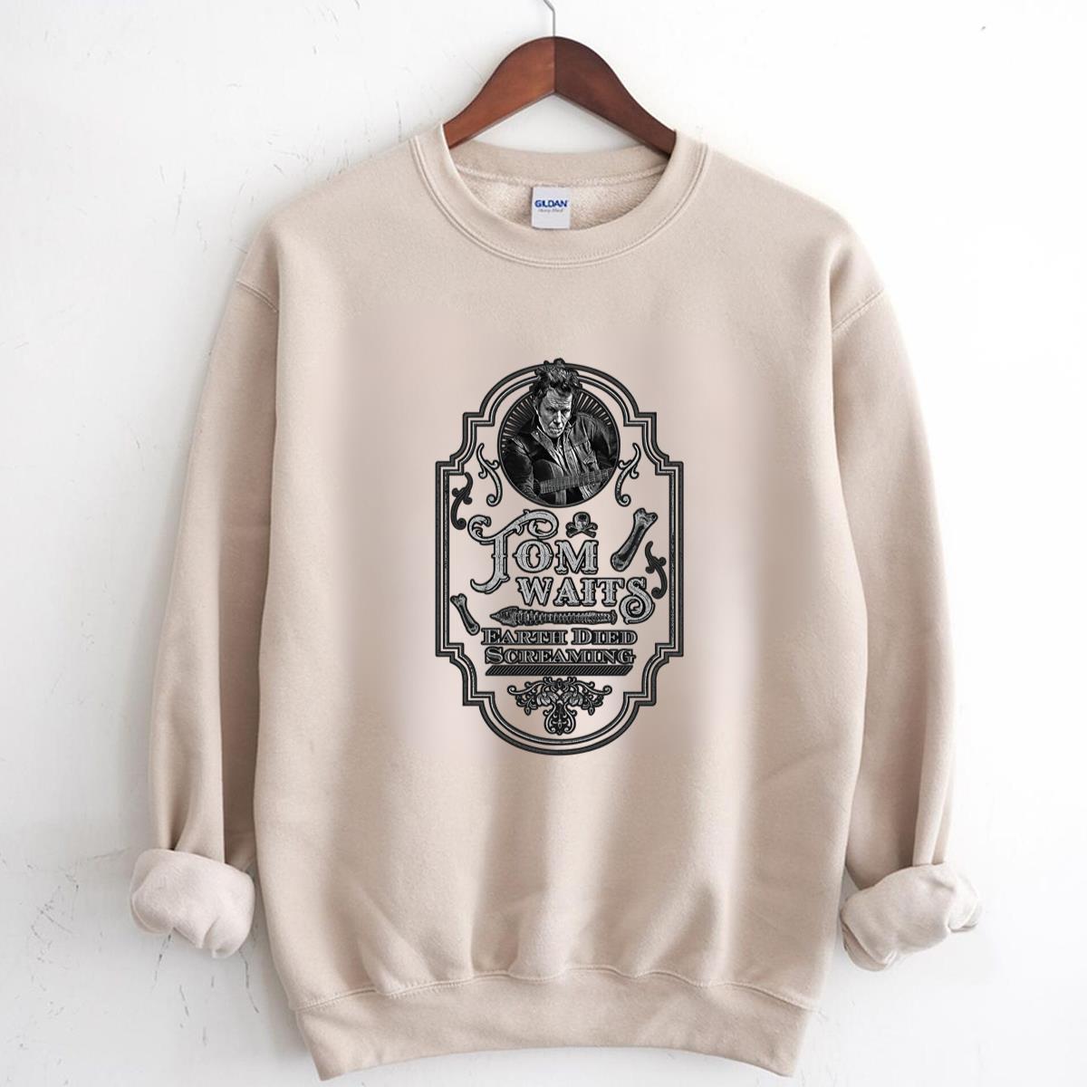 Tom Waits Vintage 80s Earth Died Screaming Official Fan Unisex T-Shirt