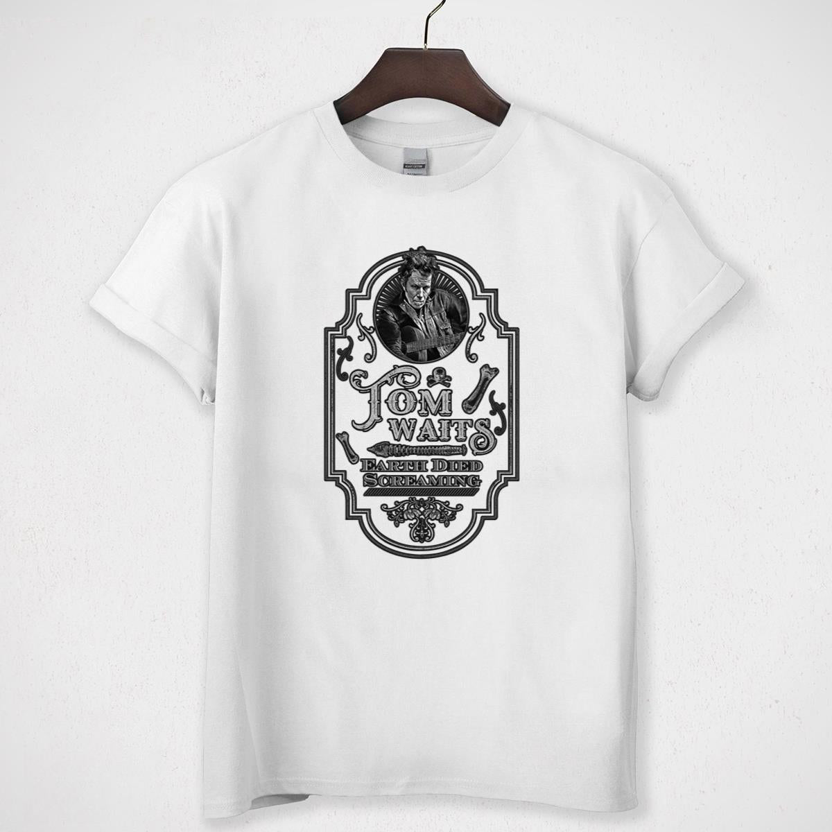 Tom Waits Vintage 80s Earth Died Screaming Official Fan Unisex T-Shirt