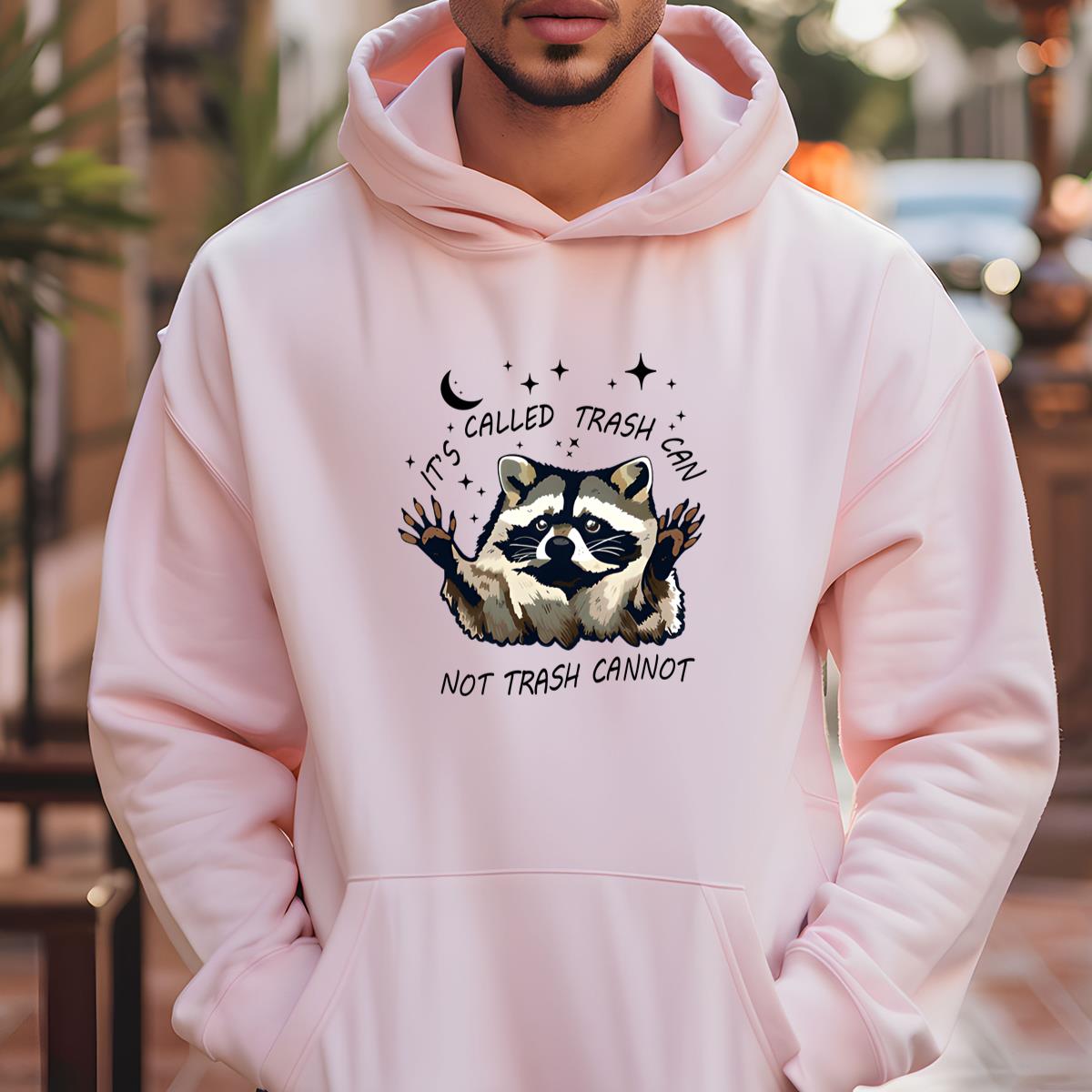 Top Raccoon Vintage 80s Funny Inspiration Unisex Cotton Sweater Hoodie