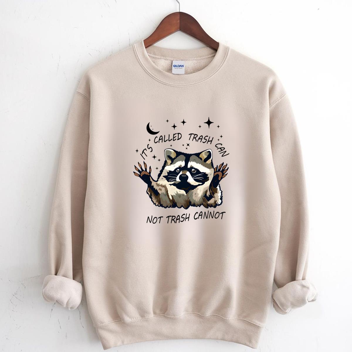 Top Raccoon Vintage 80s Funny Inspiration Unisex Cotton Sweater Hoodie