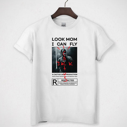 Travis Scott Look Mom I Can Fly Official Fan Vintage 2019 Tour Unisex T-Shirt