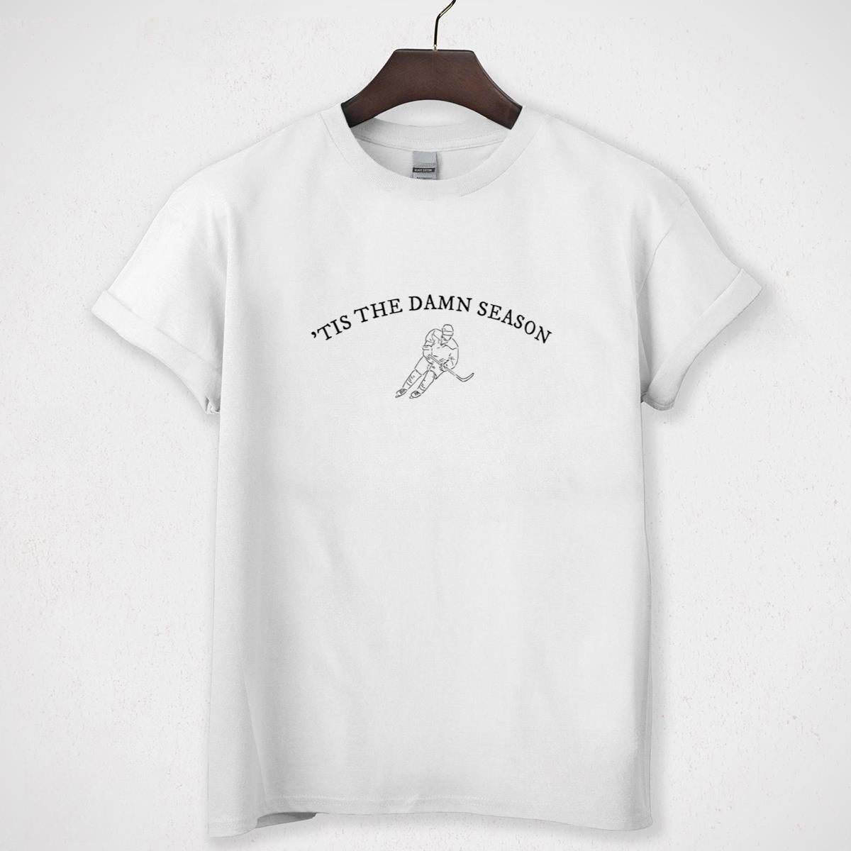 TTDS Hockey Crewneck Sweatshirt Vintage 80s Hockey Fan Classic Gray Unisex