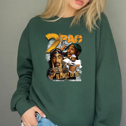 Tupac Shakur Vintage 90s Hip Hop Legend Collector Edition Black Unisex T-Shirt 1