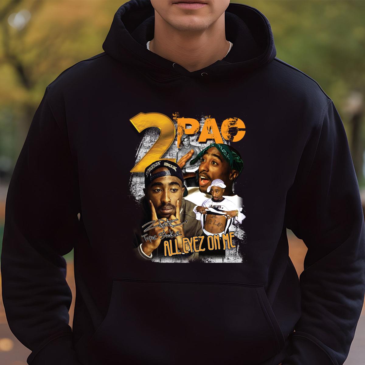 Tupac Shakur Vintage 90s Hip Hop Legend Collector Edition Black Unisex T-Shirt 1