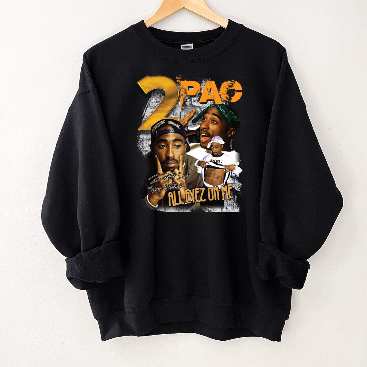 Tupac Shakur Vintage 90s Hip Hop Legend Collector Edition Black Unisex T-Shirt