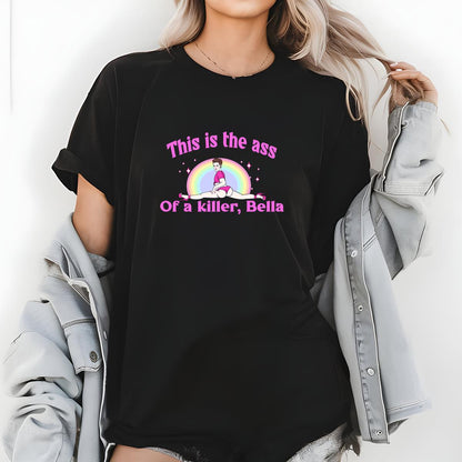 Twilight Saga Bella Killer Meme Vintage 2000s Cult Classic Collector Black Unisex T-Shirt