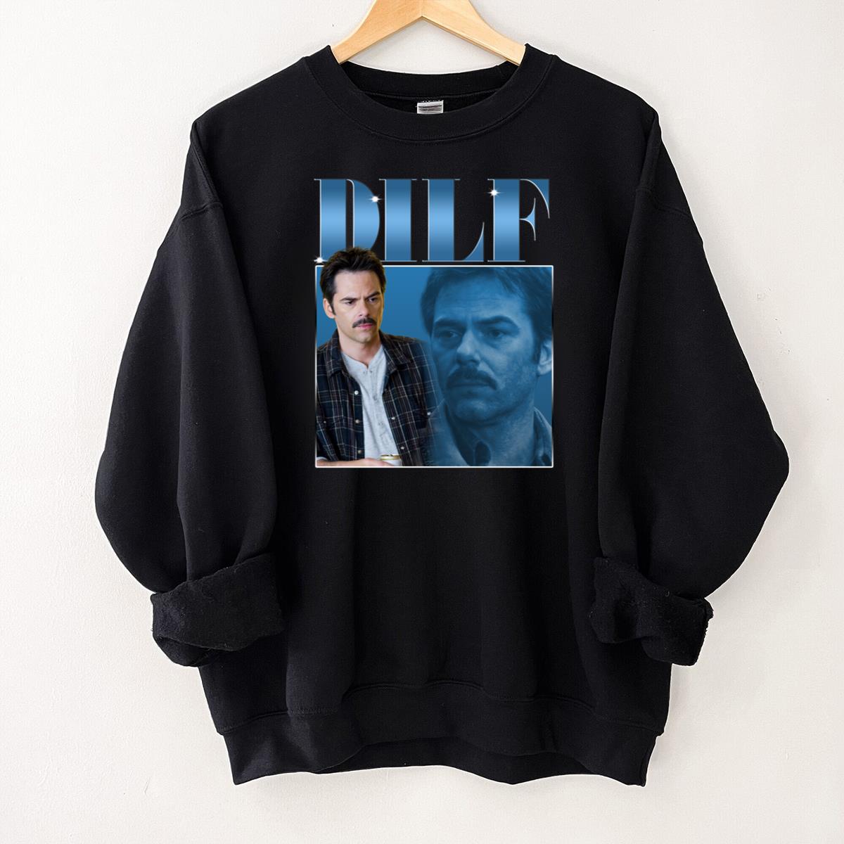 Twilight Saga Charlie Swan DILF Vintage 2000s Fan Retro Black Unisex T-Shirt