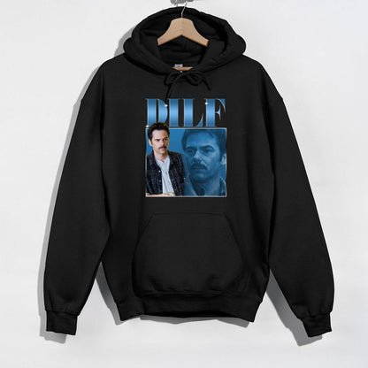 Twilight Saga Charlie Swan DILF Vintage 2000s Fan Retro Black Unisex T-Shirt