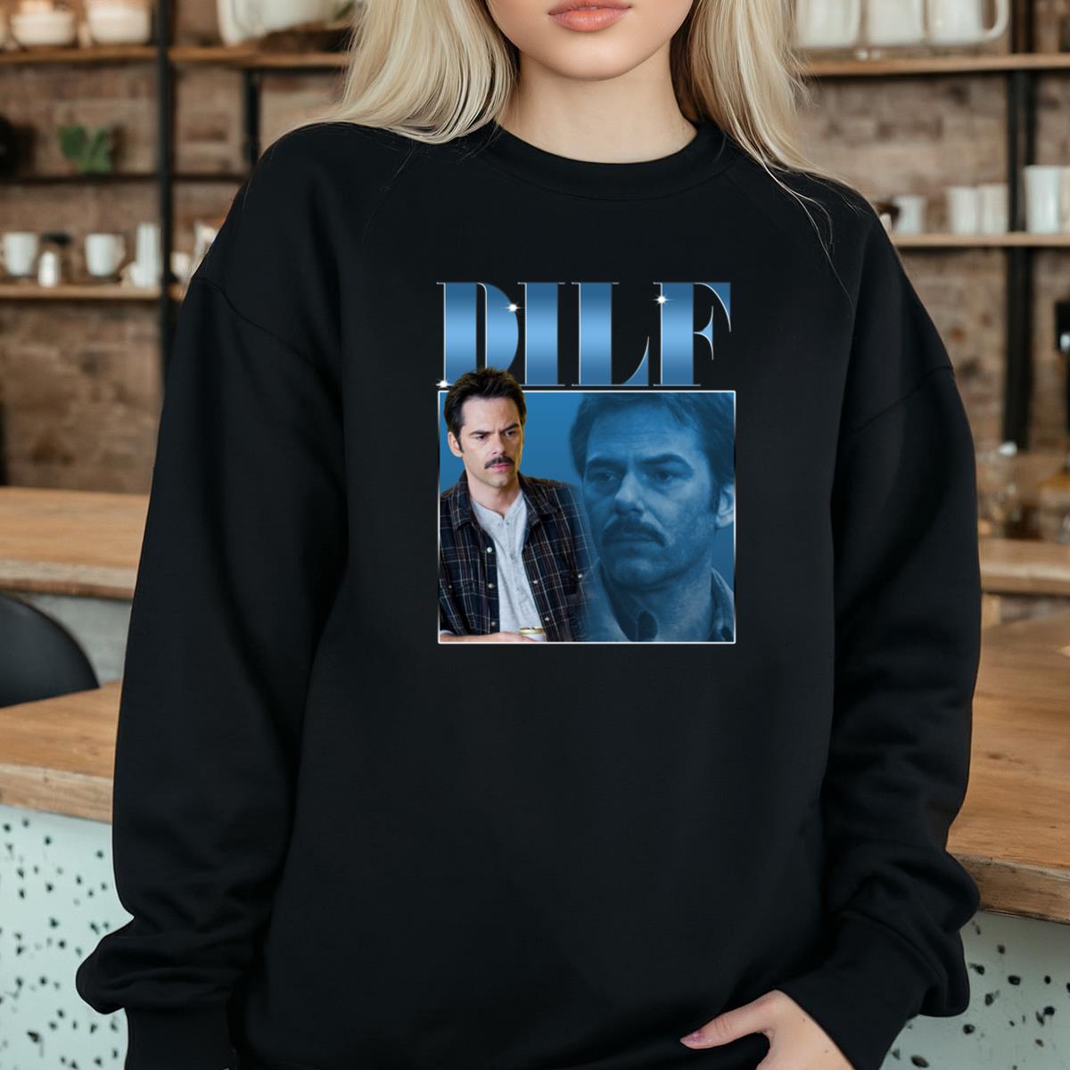 Twilight Saga Charlie Swan DILF Vintage 2000s Fan Retro Black Unisex T-Shirt